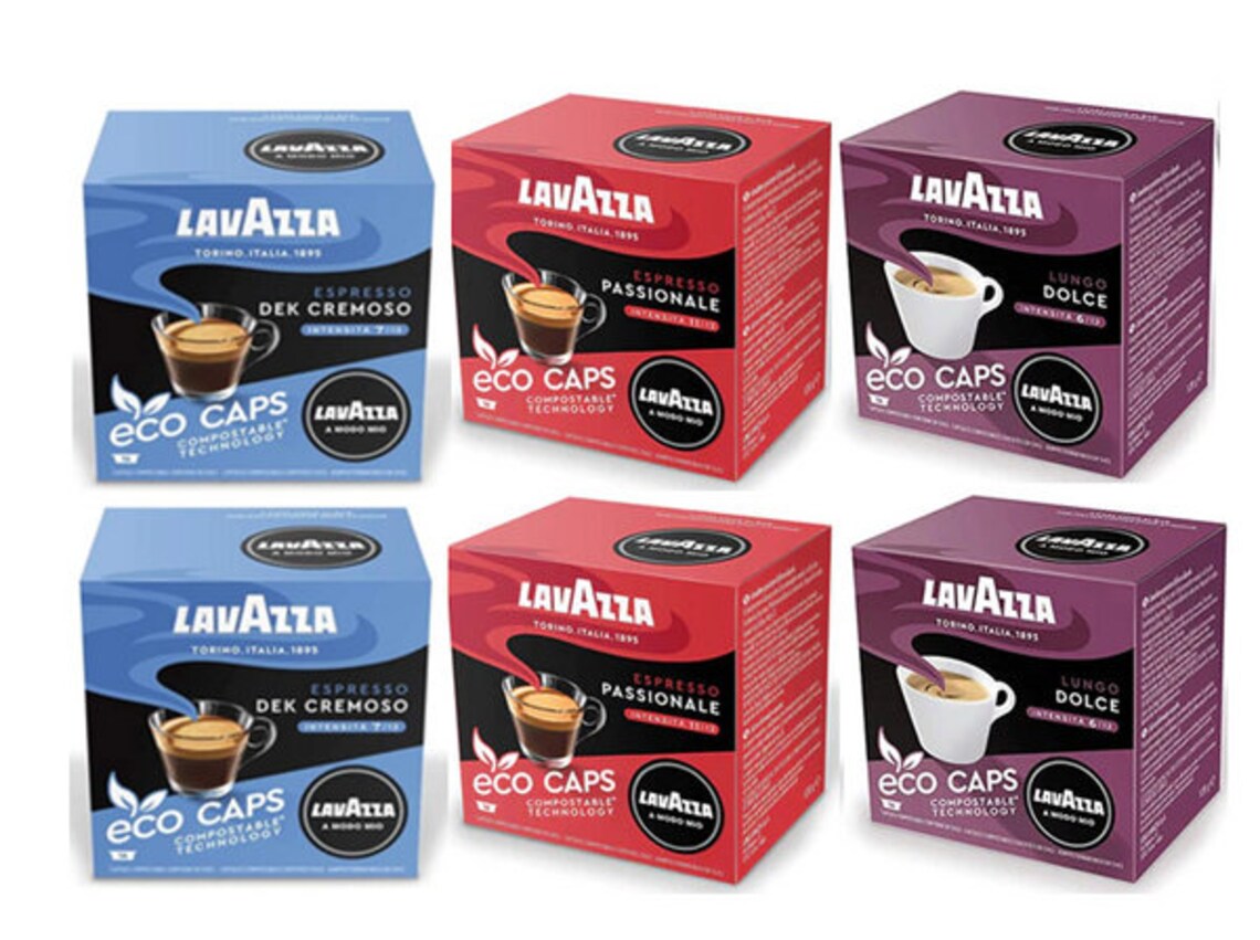 Lavazza A Modo Mio Eco Capsules Variety Pack - Favourites Set - 96 Capsules - ONE CLICK SUPPLIES