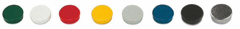 Bi-Office Round Magnets 20mm Yellow (Pack 10) - IM140209 - ONE CLICK SUPPLIES