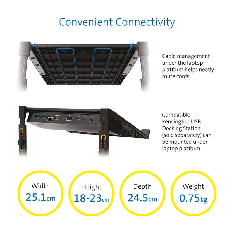 Kensington SmartFit Laptop Riser K52783WW - ONE CLICK SUPPLIES