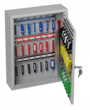 Phoenix Commercial Key Cabinet 42 Hook Key Lock Light Grey KC0601K - ONE CLICK SUPPLIES