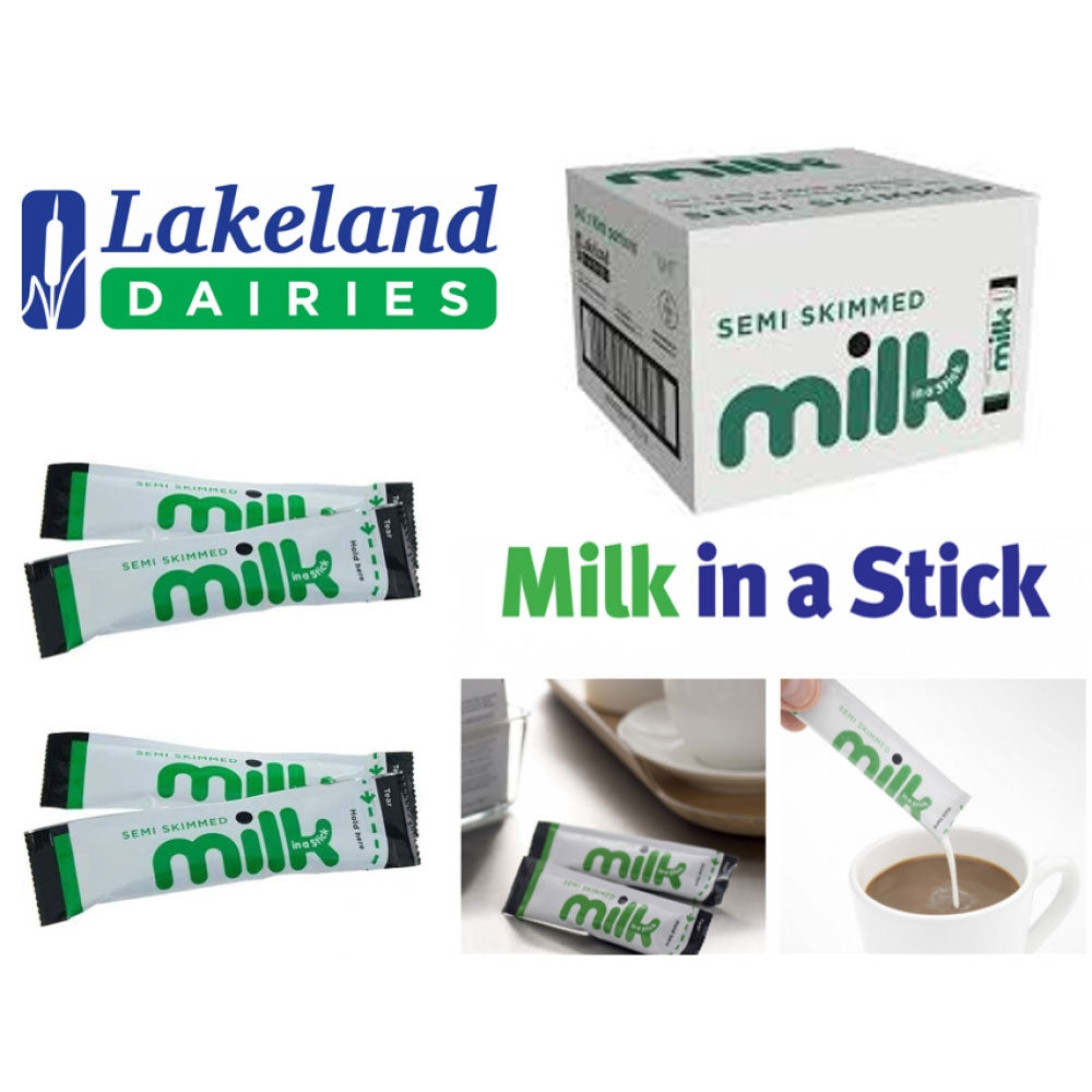 Lakeland Semi Skimmed Milk in a Stick 10ml (Pack of 240) - ONE CLICK SUPPLIES