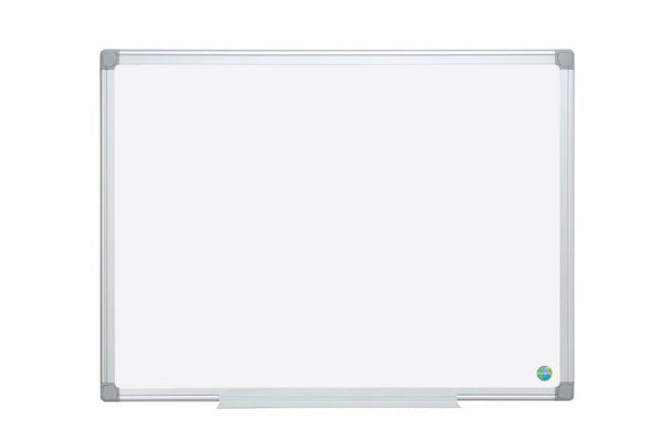 Bi-Office Earth-It Non Magnetic Melamine Whiteboard Aluminium Frame 1200x900mm - MA0500790 - ONE CLICK SUPPLIES