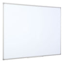 Bi-Office Maya Non Magnetic Melamine Whiteboard Grey Plastic Frame 600x450mm - MB0412186 - ONE CLICK SUPPLIES