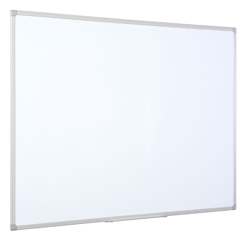 Bi-Office Maya Non Magnetic Melamine Whiteboard Grey Plastic Frame 600x450mm - MB0412186 - ONE CLICK SUPPLIES