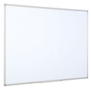 Bi-Office Maya Non Magnetic Melamine Whiteboard Grey Plastic Frame 1200x900mm - MB1412186 - ONE CLICK SUPPLIES