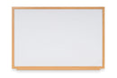 Bi-Office Earth-It Non Magnetic Melamine Whiteboard Oak Wood Frame 2400x1200mm - MB86002319 - ONE CLICK SUPPLIES