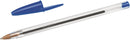 Bic Cristal Ballpoint Pen 1.0mm Tip 0.32mm Line Blue (Pack 10) - 830863 - ONE CLICK SUPPLIES