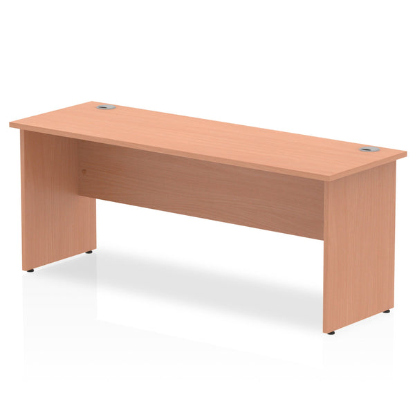 Impulse 1800 x 600mm Straight Desk Beech Top Panel End Leg MI001732 - ONE CLICK SUPPLIES