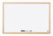 Bi-Office Non Magnetic Melamine Whiteboard Pine Wood Frame 400x300mm - MP01001010 - ONE CLICK SUPPLIES