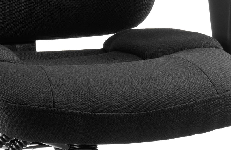 Galaxy Chair Black Fabric OP000064 - ONE CLICK SUPPLIES