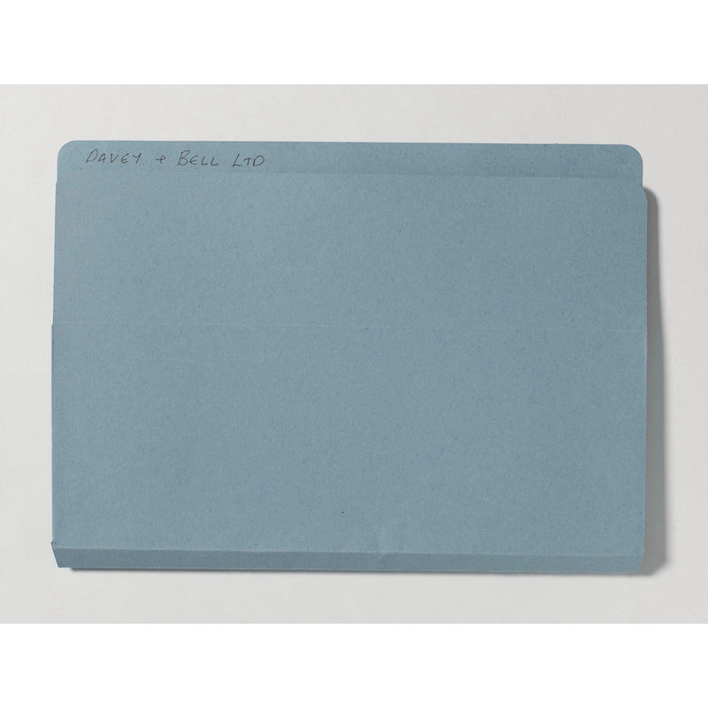 Guildhall Open Top Wallet Manilla Foolscap 315gsm Blue (Pack 50) - OTW-BLUZ - ONE CLICK SUPPLIES