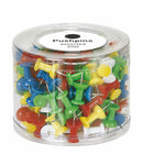 Bi-Office Push Pins Assorted Colours (Pack 200) - PI0324 - ONE CLICK SUPPLIES