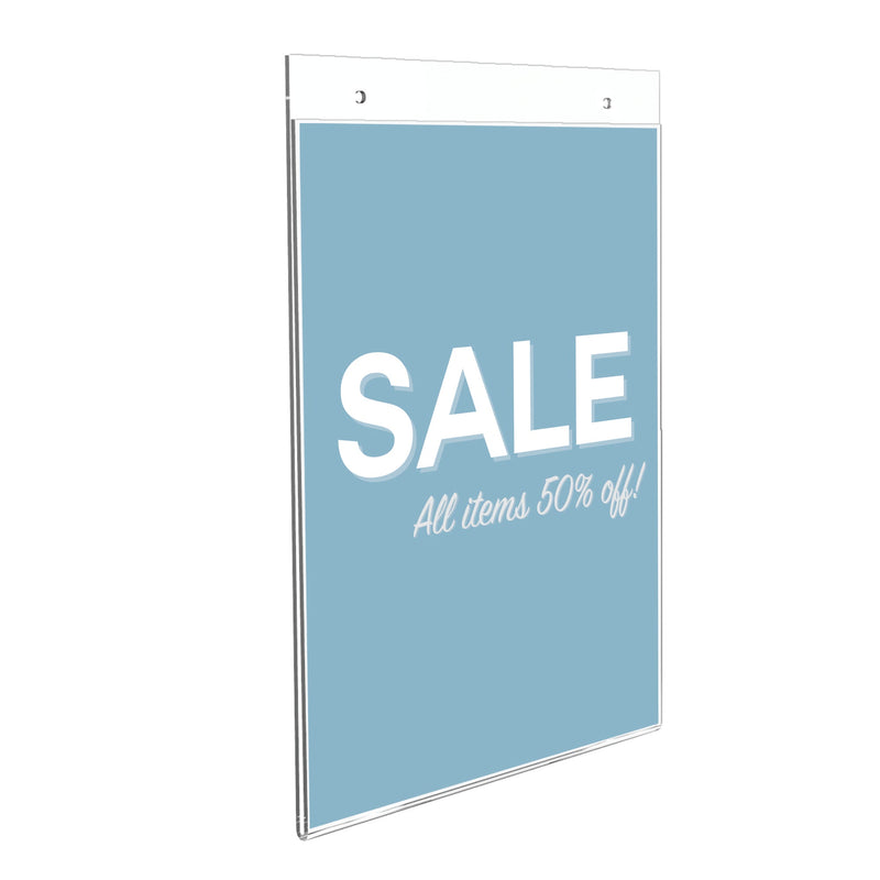 Deflecto Wall Sign Holder A5 Portrait Clear 47101 - ONE CLICK SUPPLIES