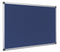 Bi-Office Maya Fire Retardant Blue Felt Noticeboard Aluminium Frame 900x600mm - SA0301170 - ONE CLICK SUPPLIES