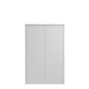 Phoenix SCL Series 2 Door 3 Shelf Steel Storage Cupboard in Grey with Key Lock SCL1491GGK - ONE CLICK SUPPLIES