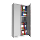 Phoenix SCL Series 2 Door 4 Shelf Steel Storage Cupboard in Grey with Key Lock SCL1891GGK - ONE CLICK SUPPLIES