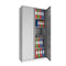 Phoenix SCL Series 2 Door 4 Shelf Steel Storage Cupboard in Grey with Key Lock SCL1891GGK - ONE CLICK SUPPLIES