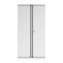 Phoenix SCL Series 2 Door 4 Shelf Steel Storage Cupboard in Grey with Key Lock SCL1891GGK - ONE CLICK SUPPLIES