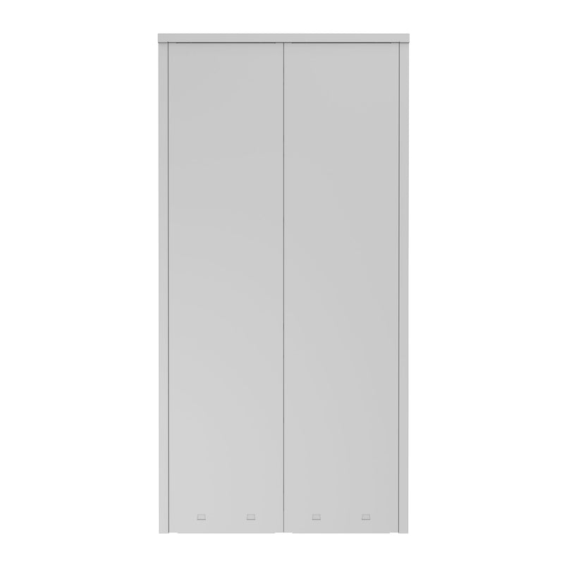 Phoenix SCL Series 2 Door 4 Shelf Steel Storage Cupboard in Grey with Key Lock SCL1891GGK - ONE CLICK SUPPLIES