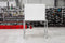 Bi-Office Desk with Magnetic Laquered Steel Whiteboard 1200x900mm Silver - SD162606 - ONE CLICK SUPPLIES