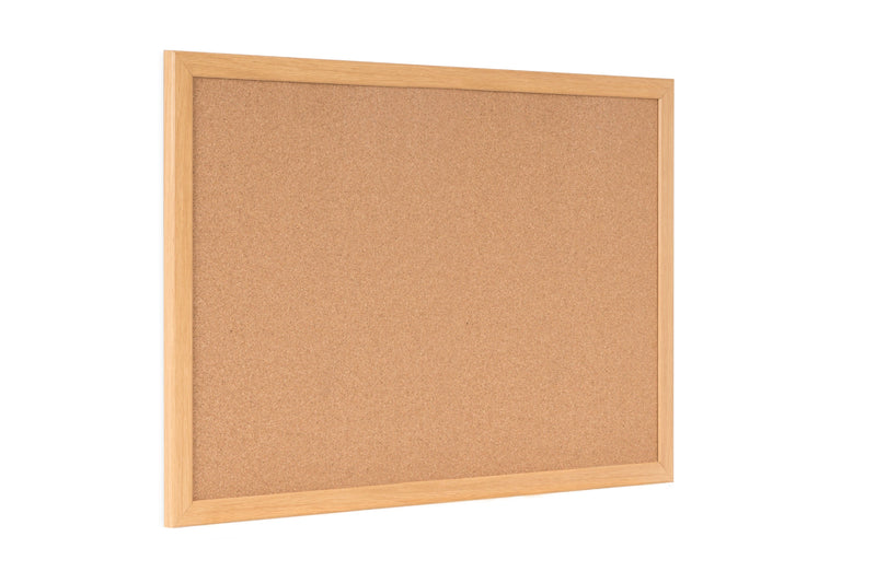 Bi-Office Earth-It Cork Noticeboard Oak Wood Frame 1200x900mm - SF152001233 - ONE CLICK SUPPLIES