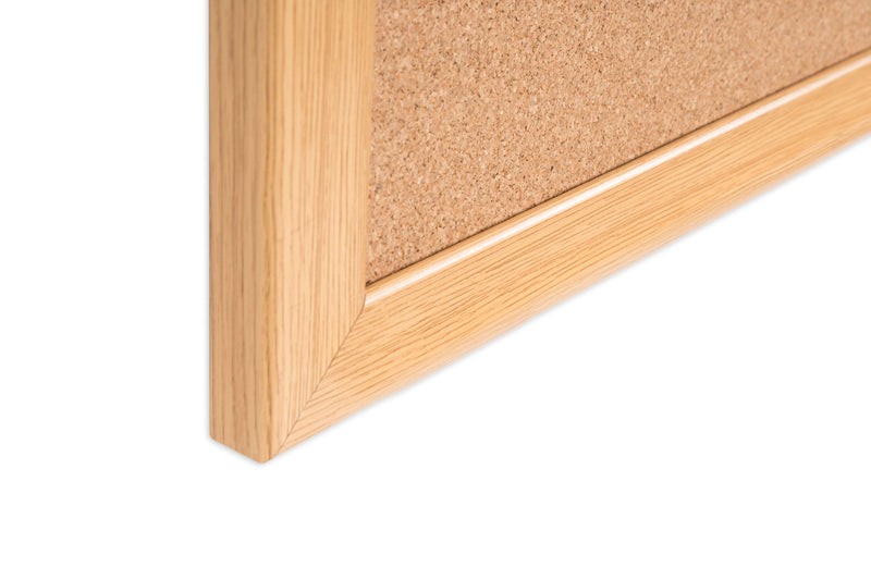 Bi-Office Earth-It Cork Noticeboard Oak Wood Frame 1200x900mm - SF152001233 - ONE CLICK SUPPLIES