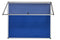 Bi-Office Fire Retardant Blue Felt Lockable Noticeboard Display Case 8 x A4 924x653mm - ST350101150 - ONE CLICK SUPPLIES