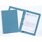 Exacompta Transfer File Manilla Foolscap Blue 285gsm (Pack 25) TFM-BLUZ - ONE CLICK SUPPLIES