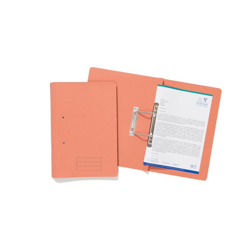 Exacompta Transfer File Manilla Foolscap Orange 285gsm (Pack 25) TFM-ORGZ - ONE CLICK SUPPLIES