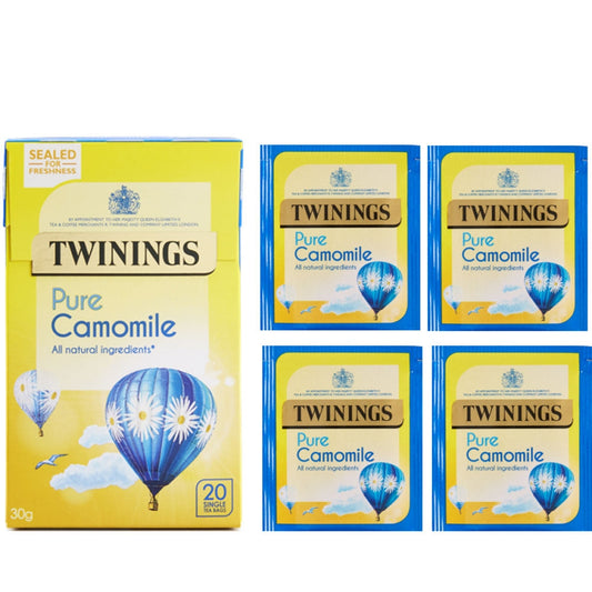 Twinings Pure Camomile {Individually Wrapped } Tea 20's - ONE CLICK SUPPLIES