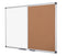 Bi-Office Maya Combination Board Cork/Non Magnetic Whiteboard Aluminium Frame 1200x900mm - XA0502170 - ONE CLICK SUPPLIES